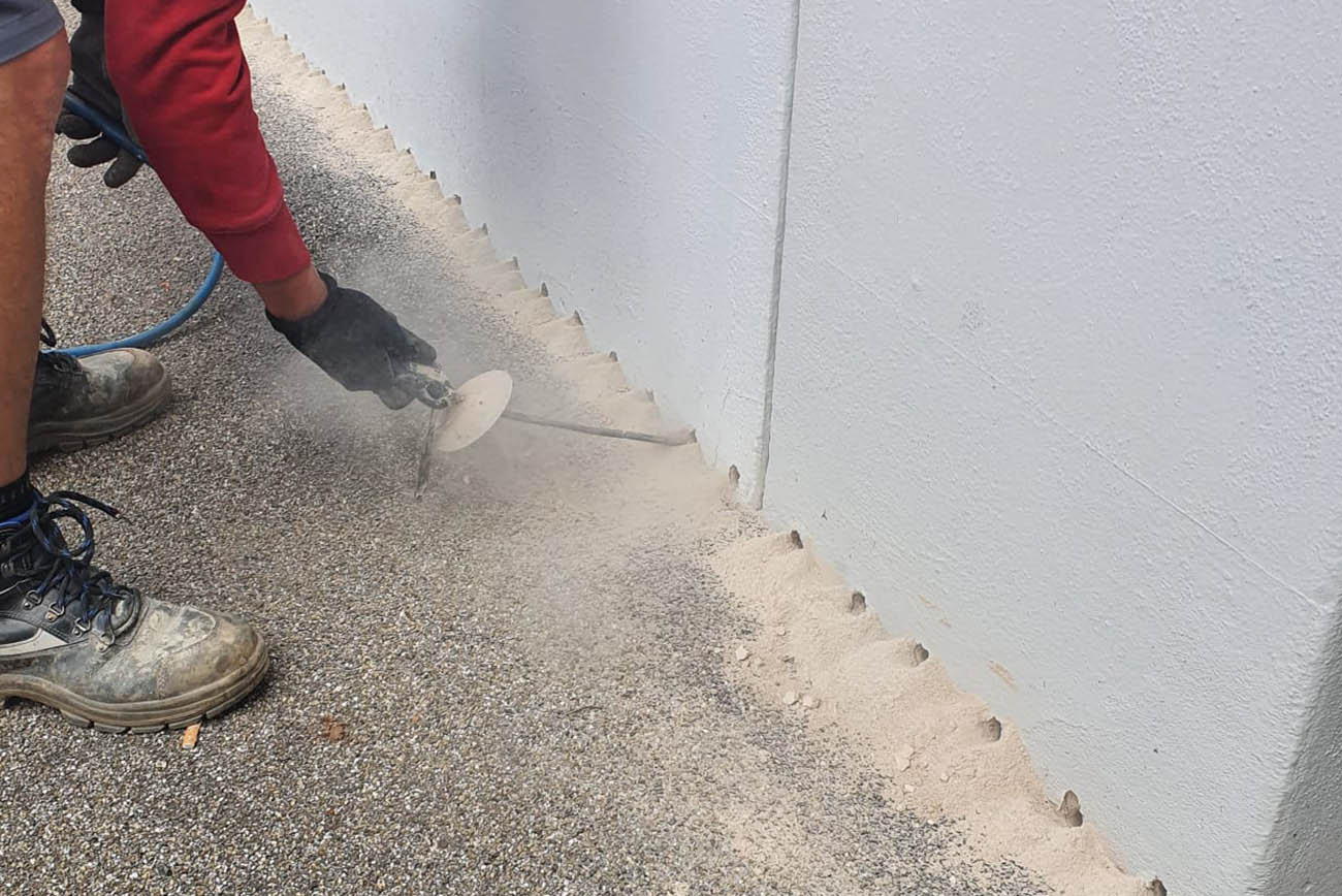 Feuchte Wand